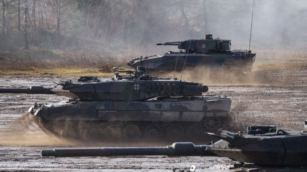 Német tankokkal támadnak az ukránok